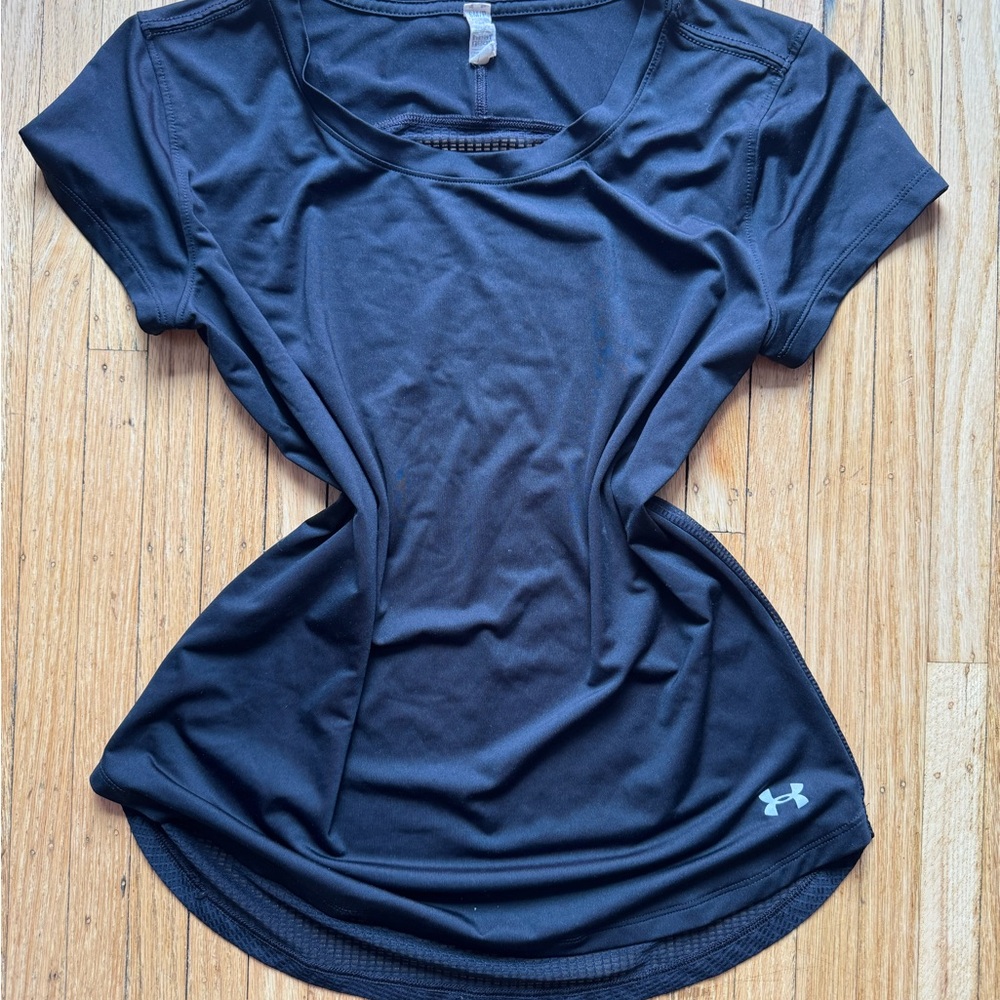 Under Armour Black Fitted Short Sleeve Tee
